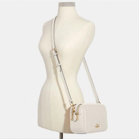 Coach Linear Quilted Jes in Chalk - Picture 5 of 12